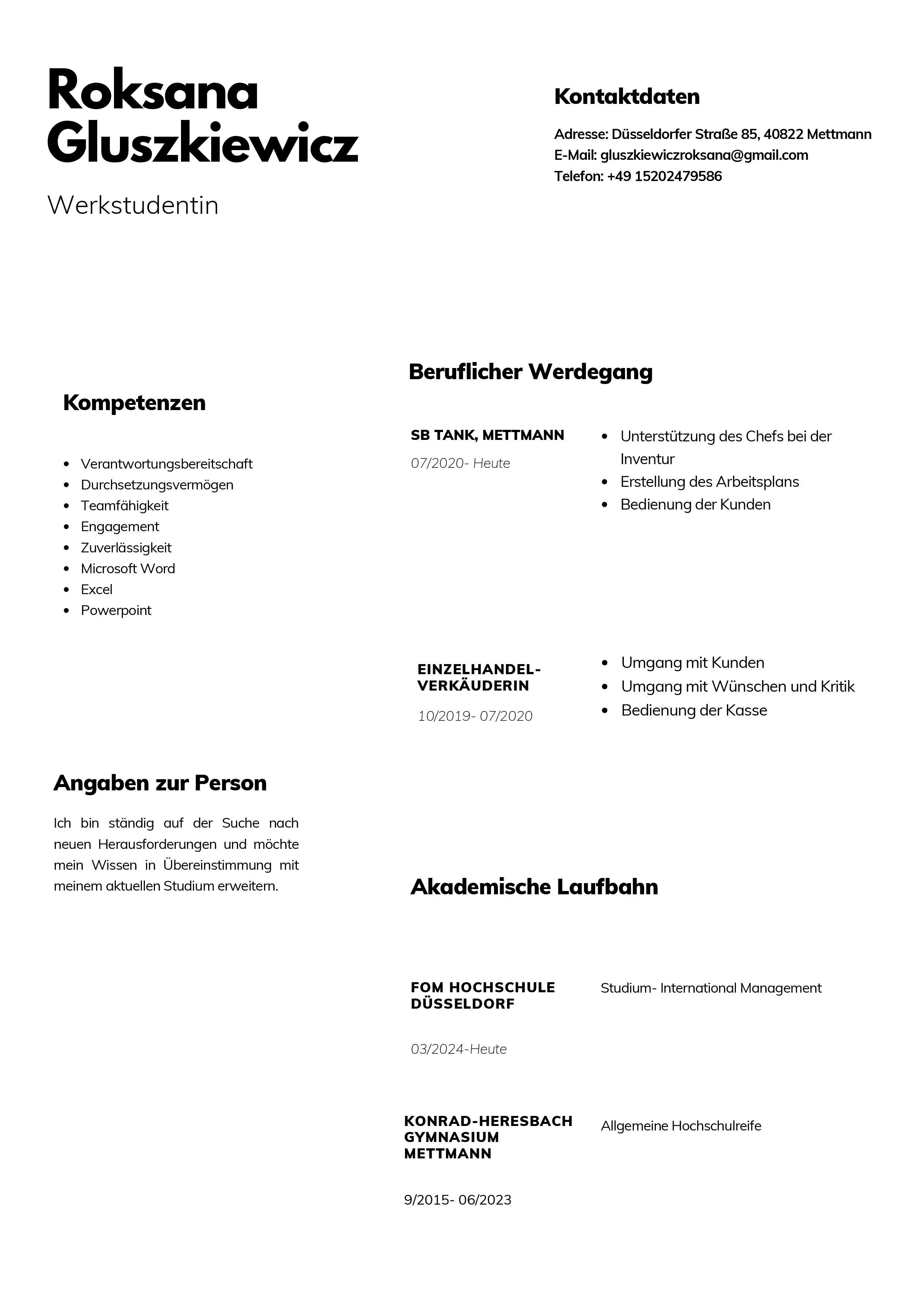 Roksana Gluszkiewicz