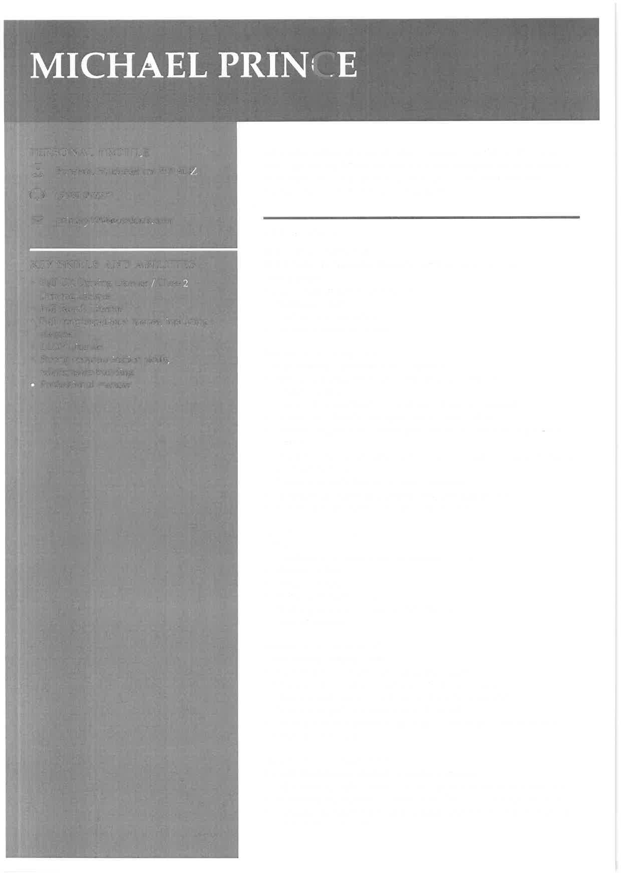 MICHAEL PRINCE