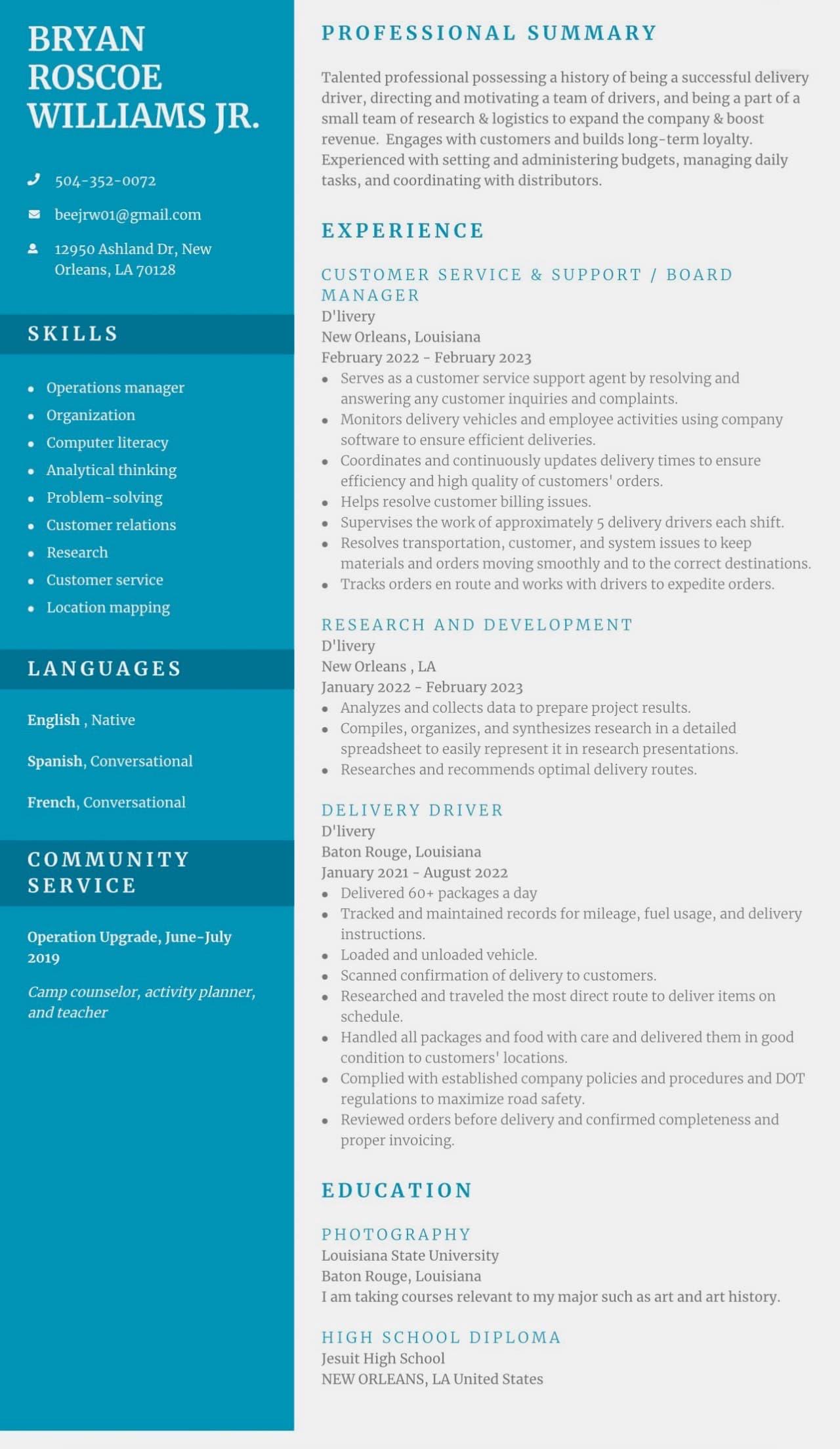 BRYAN ROSCOE WILLIAMS JR.