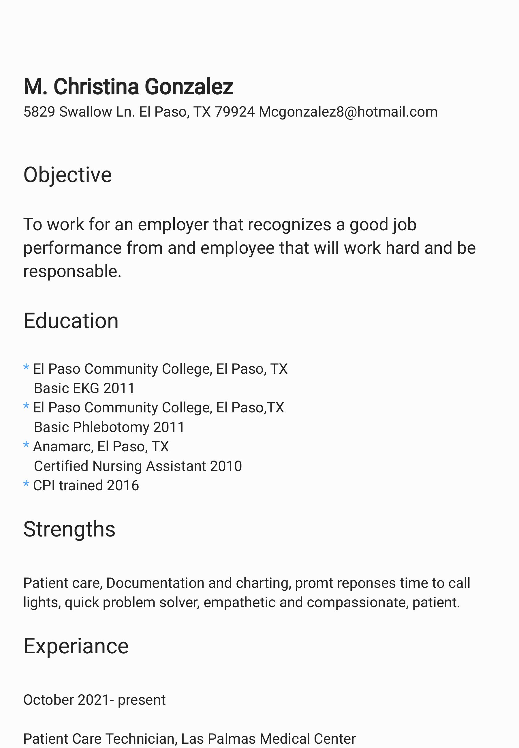 M Christina Gonzalez