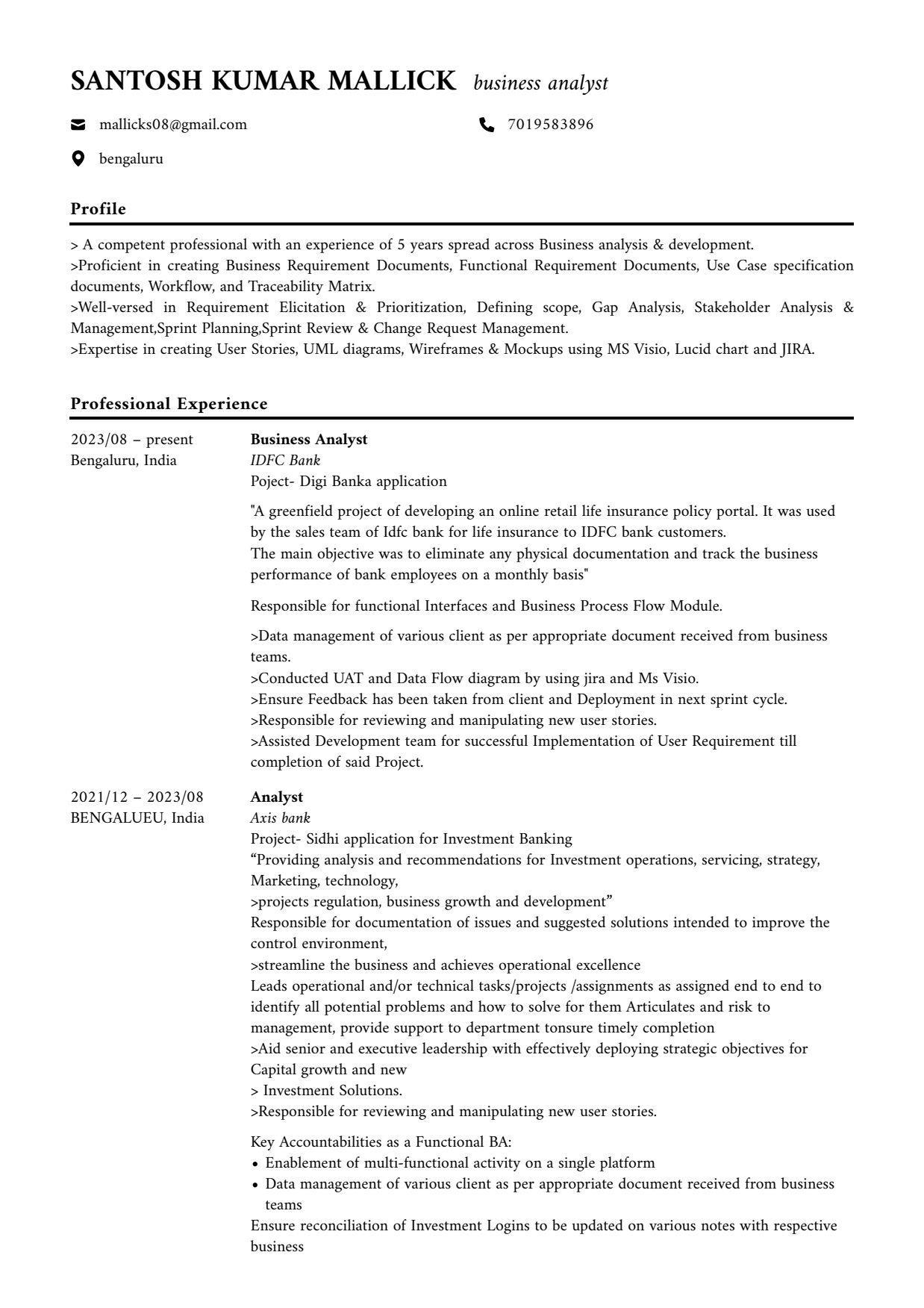 SANTOSH KUMAR MALLICK