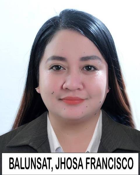 JHOSA F. BALUNSAT